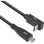 ACT USB-C-Kabel 2 m gerade auf-/abgewinkelte Anschl&uuml;sse USB 3.0 10 Gbit/s 60 W