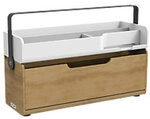 Alba DKBOX Arbeitsplatz Nicht H&ouml;henverstellbar 15 " 450 x 15 x 257 mm Mehrfarbig