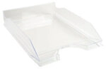 Exacompta Briefablage Classic 12323D Polystyrol 500 Blatt Transparent 65 x 25,5 x