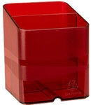 Exacompta Chromaline Stiftebox Kunststoff Rot 7,4 x 7,4 x 9,3 cm 1176894
