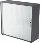 Hammerbacher Aktenschrank V1733S/G/S/CE Grau 1.200 x 400 x 1.100 mm 9364727