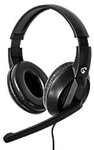 Nedis Kabelgebundenes Headset CHSTU210BK Schwarz 1290514
