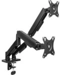 ACT Dual-Monitorarm H&ouml;henverstellbar 170 x 380 x 130 mm Schwarz AC8314 1272127