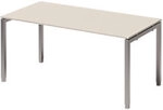 Bisley Cito H&ouml;henverstellbar Schreibtisch Hellgrau 4 Metallf&uuml;&szlig;e 1.600 (B) x 800