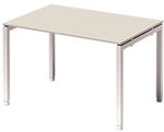 Bisley Cito H&ouml;henverstellbar Schreibtisch Hellgrau 4 Metallf&uuml;&szlig;e 1.200 (B) x 800