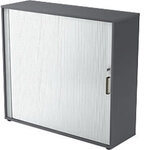 Hammerbacher Aktenschrank V1733S/G/S/SG Grau 1.200 x 400 x 1.100 mm 5761815