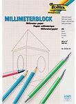 Folia DIN A3 Millimeterblock Wei&szlig; 80 g/m&sup2; 25 Blatt 82302