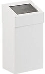DutchDesign Push-M&uuml;lleimer mit Druckdeckel Pulverbeschichtetes Aluminium 18 L 27,7