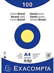 Exacompta Karteikarten 10326E DIN A4 Gelb 21 x 29,7 x 2,3 cm 10 St&uuml;ck 1184320