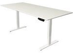 Kerkmann Move 1 Sitz-Stehschreibtisch Rechteckig Wei&szlig; T-Fu&szlig; 1.800 (B) x 800...