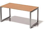 Bisley Cito Schreibtisch Rechteckig Buche O-Fu&szlig;-Gestell 1.600 (B) x 800 (T) x 740