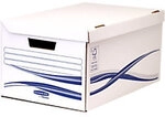 Bankers Box BASIC Pappkarton Archivbox Wei&szlig; 350mm x 260mm x 526mm 10 St&uuml;ck...