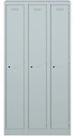 Bisley Primary Stahl Schlie&szlig;fach 1 T&uuml;r 3 abteile 300 x 500 x 1.800 mm Hellgrau