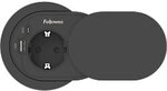 Fellowes Verl&auml;ngerungskabel USB-A & USB-C 1-fach 2 m Schwarz 1285835