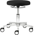 mayer sitzm&ouml;bel 1296 Drehhocker Stoff Schwarz 480 x 520 x 525 mm 1182477