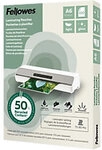 Fellowes Laminierfolien DIN A6 Gl&auml;nzend 80 Mikron Transparent 100 St&uuml;ck 1271592