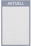 Ultradex DIN A4 Inforahmen Magnetisch Grau Kunststoff 8890A09 22,5 (B) x 35,2...