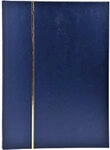 Exacompta Briefmarkenalbum 22,5 x 30,5 cm Blau 48 Seiten 1048914