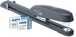 Rapesco Heftger&auml;t 790 Vollstreifen 50 Blatt Schwarz 24/6, 26/6, 24/8 ABS