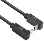 ACT USB-C-Kabel 2 m auf-/abgewinkelte Anschl&uuml;sse USB 3.0 10 Gbit/s 60 W Schwarz