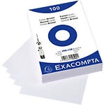 Exacompta Karteikarten 10502E 100 x 150 mm Wei&szlig; 10,2 x 15,3 x 2,5 cm 20 St&uuml;ck
