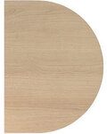 Hammerbacher Erweiterungsplatte VLA60 Eiche, Wei&szlig; 600 x 600 x 720 mm 6717045