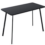 Paperflow Homeoffice-Schreibtisch Rechteckig Schwarz 4 Metallf&uuml;&szlig;e 1.000 (B) x...
