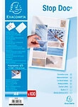 Exacompta STOP DOC Klarsichth&uuml;lle DIN A4 Transparent PP 0,11 mm 100 St&uuml;ck...