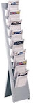 Kerkmann Prospektst&auml;nder DIN A4 Silber 41635814 320 (B) x 420 (T) x 1.320 (H)...