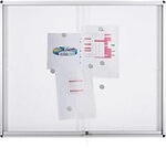 Bi-Office Exhibit Indoor Abschlie&szlig;barer Schaukasten Magnetisch 27 x A4 202,6 (B) x