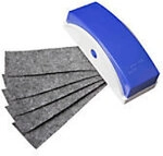 Ultradex Tafelwischer 8515 magnetisch Blau mit 5 Ersatzstreifen 1121143