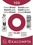 Exacompta Karteikarten 10700SE 74 x 105 mm Wei&szlig; 7,4 x 10,5 x 2,5 cm 40 St&uuml;ck