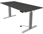 Kerkmann Move 3 Tube Sitz-Stehschreibtisch Rechteckig Anthrazit T-Fu&szlig; 1.800...