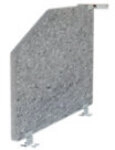 Hammerbacher Akustik Trennwand VARS1 Grau 735 mm x 500 mm x 500 mm 1207076