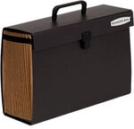 Fellowes Dokumentenmappe DIN A4 Schwarz Faserplatten-Konstruktion 19 F&auml;cher 36,2 x