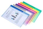 Djois Color Collection Aufbewahrungstaschen DIN A4 Klettverschluss PP...