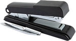 Bostitch Flachheftger&auml;t B8 Halbstreifen 30 Blatt Schwarz, Silber 6 mm Kunststoff,