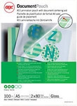 GBC Document Laminierfolien DIN A5 Nicht Haftend Gl&auml;nzend 80 (2 x 80 Mikron)