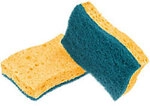 Scotch-Brite Schwamm Delicate 15,8 x 24 x 10 cm Blau, Gelb 10 St&uuml;ck 1271640