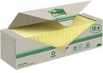 Post-it Recycelte Haftnotizen 76 x 76 mm Kanariengelb 100 Blatt Vorteilspackung...