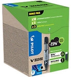 Pilot Non-permanent Whiteboard-Marker Schwarz Mittel Rundspitze - 80% Recycelt...