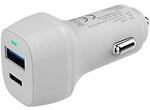 XLayer Ladeger&auml;t 48 W 1 x USB-C PD30W, 1 x USB-A QC 3.0 18 W Wei&szlig; 219947...