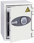 Phoenix Battery Fighter Tresor Elektronikschloss 63 L BS0441E Wei&szlig; 1278334
