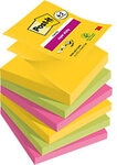 Post-it Super Sticky Z-Notes Haftnotizen Rechteckig 76 x 76 mm Blanko Farbig...