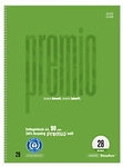 Staufen 040835028, Staufen Premio Notizbuch DIN A4 Kariert Draht Seitlich gebunden