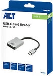 ACT USB-C Kartenleseger&auml;t f&uuml;r SD und Micro-SD, SD 4.0 UHS-II 1276280