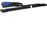 Viking Langarm Heftger&auml;t Halbstreifen 20 Blatt Blau, Schwarz 24/6, 26/6 Metall