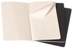 Moleskine Notizbuch Spezial Kariert Schwarz Pack 3 5107194