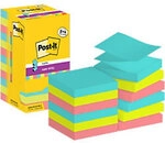 Post-it Cosmic Colours Super Sticky Z-Notes Quadratisch 76 x 76 mm Blanko Farbig