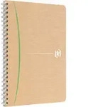 OXFORD Collegeblock DIN A5 Kariert Doppeldraht Seitlich gebunden Hardback Braun...